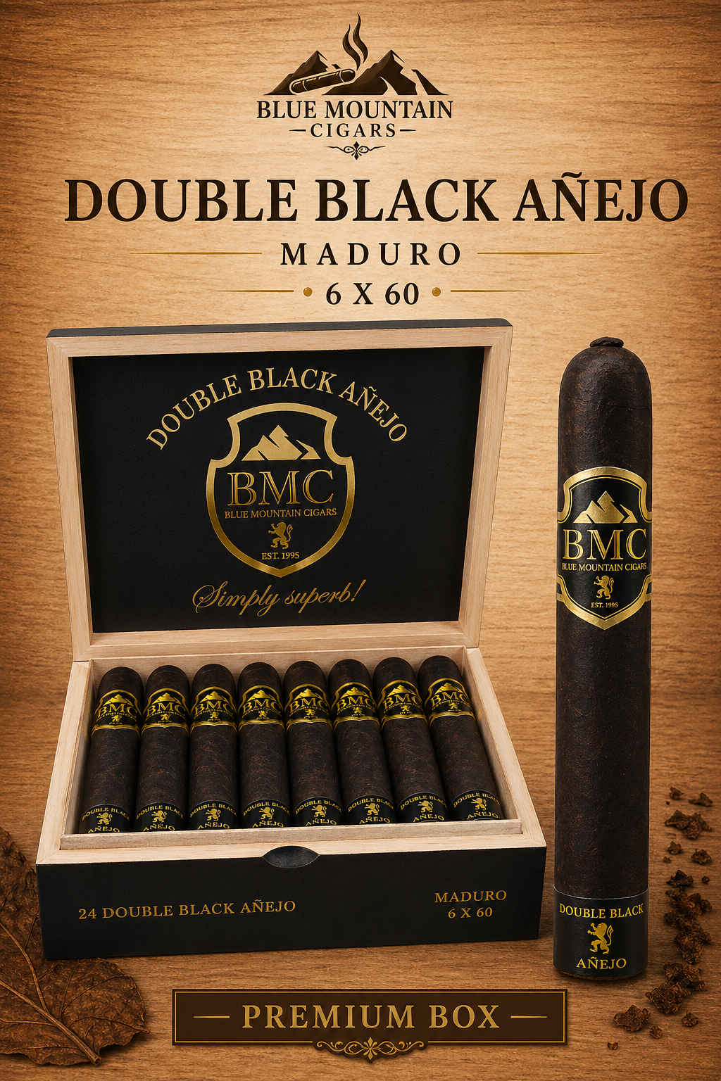 Double Black Añejo 6x60
