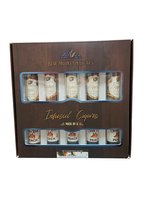 BMC Dipped in Genuine Crown Royal Whisky Peach Box
